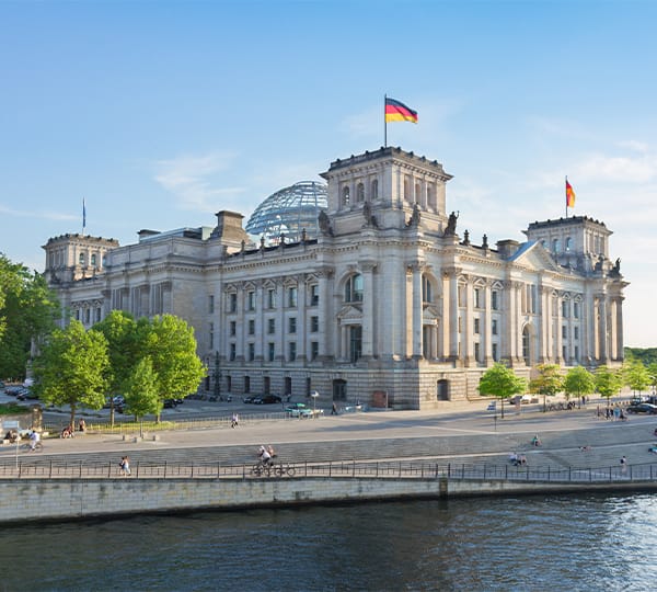Reichstag building in Germany